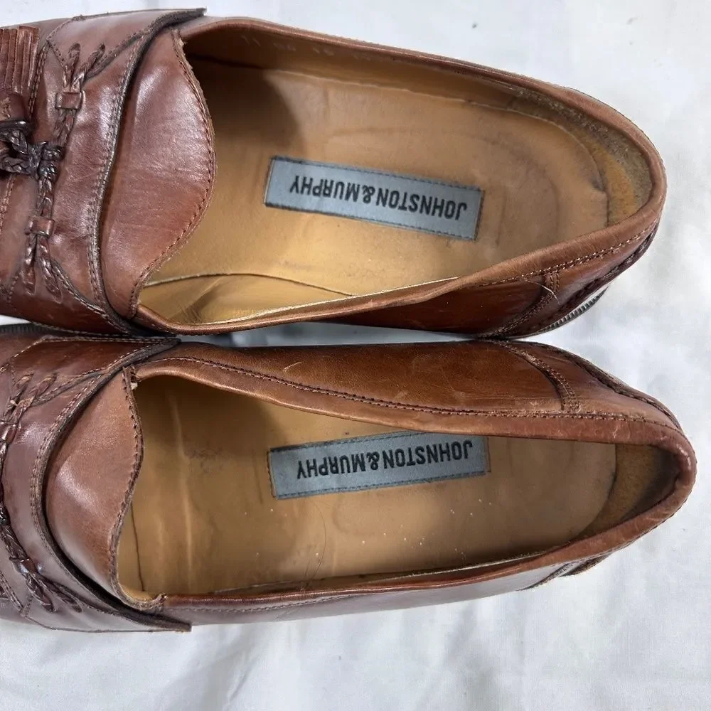 Johnston and Murphy men's tassel loafers